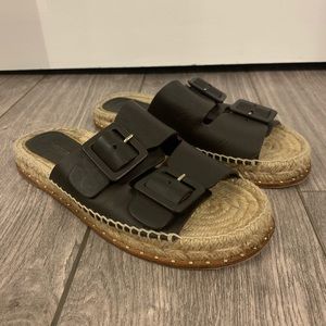 Paloma Barcelo brown espadrille sandals